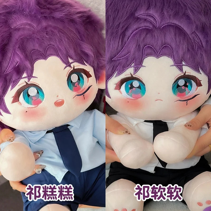 40cm Naked Zayne/Rafayel Plush Cotton Doll Cute Idol Stuffed Super Star Figure Doll Can Change Clothes Gift Love And Deepspace