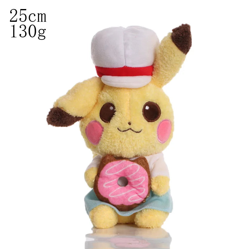 Newest Pokemon 70 Types Elf Plush Pikachu Toys Elekid Lucario Celebi Stuffed Doll Sprigatito Fuecoco Quaxly Plushies Xmas Gifts