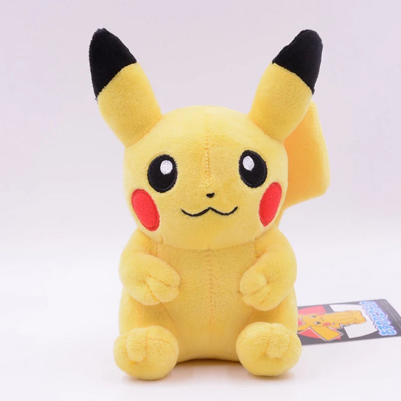 20CM Pikachu Plush Doll Pokemon Plush Toy Cute Cartoon Animal Peluche Gift for Kids