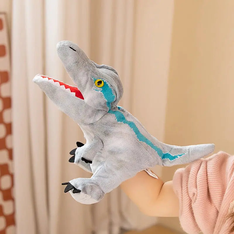 Stuffed Plush Dinosaur Toys Hand Finger Story Puppet Kawaii Dolls Educational Baby Toys Tyrannosaurus Rex Children Gift