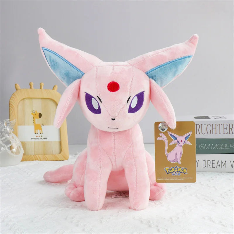 Original Pekomon Eevee Yamper Emolga Alolan Vulpix Plush Toys Leafeon Umbreon Espeon Sylveon Anime Stuffed Peluche Doll Gifts