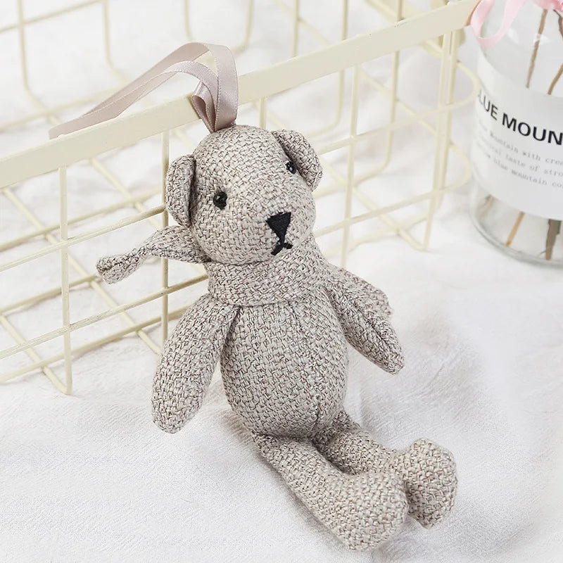 NEW Rabbit Plush , Animal Stuffed Dress Rabbit Key chain TOY, Kid's Party Plush TOY , Bouquet Plush Dolls