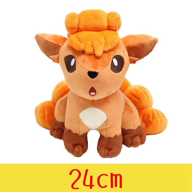 Pokemon Plush with Tag Charmander Squirtle Bulbasaur Eevee Pikachu Plush Doll Cartoon Anime Kids Birthday Gift