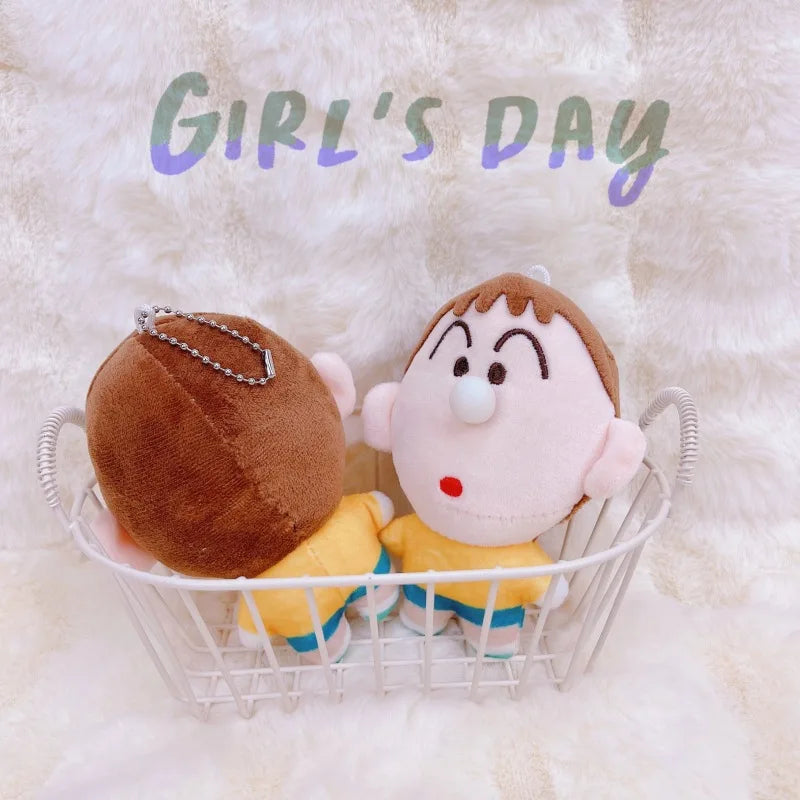 Crayon Shin-chan Plush Cute Boochan Car Keychain Snot Children's School Bag Pendant Peripheral Anime Festival Couple Gift