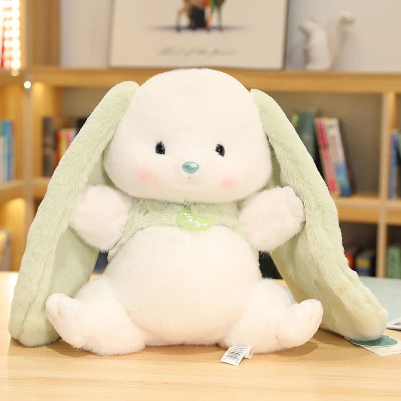 Cuddly Fat Long Ears Rabbit Dolls Baby Kids Daughter Appease Sleep Toys Room Sofa Bed Cushion Plush Colorful Bunny Peluche