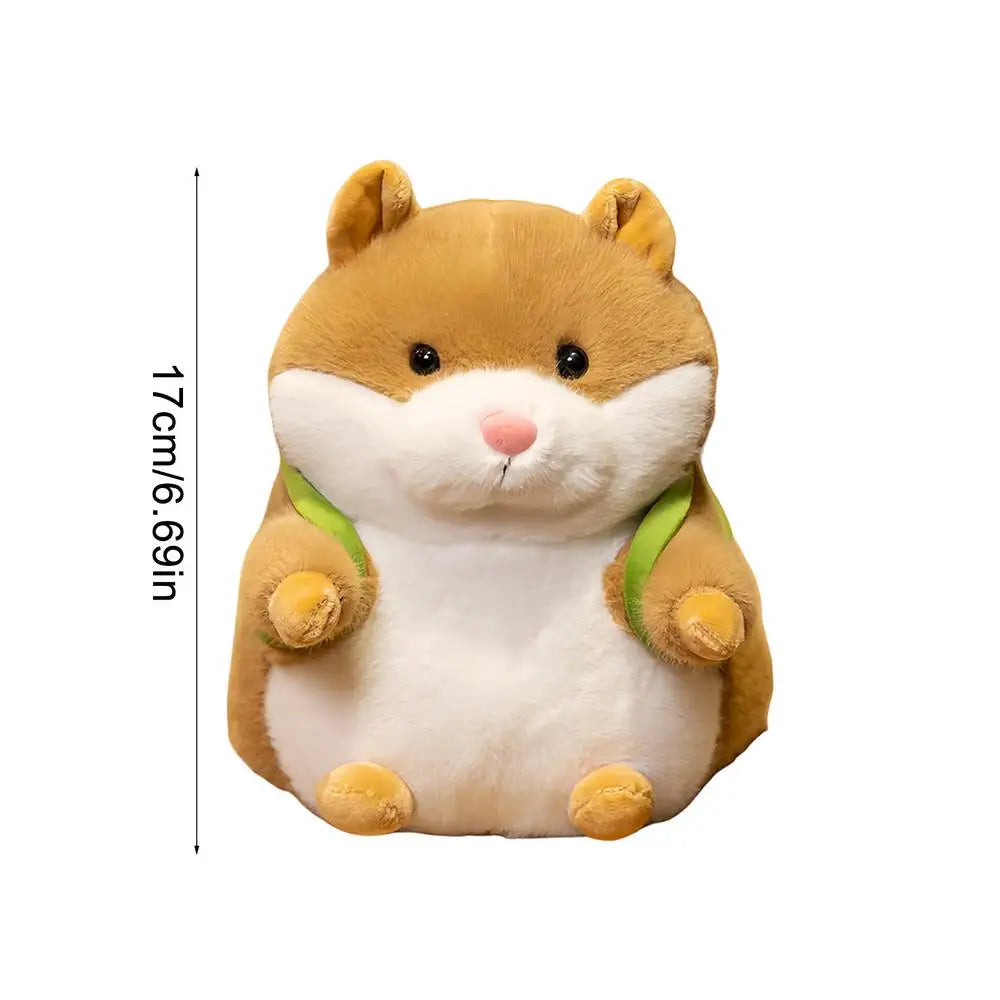 Stuffed Hamster Cute Hamster Plush Doll Cartoon Stuffed Plush Toy Parties Supplies Home Decoration Sleeping Soothing Toys For