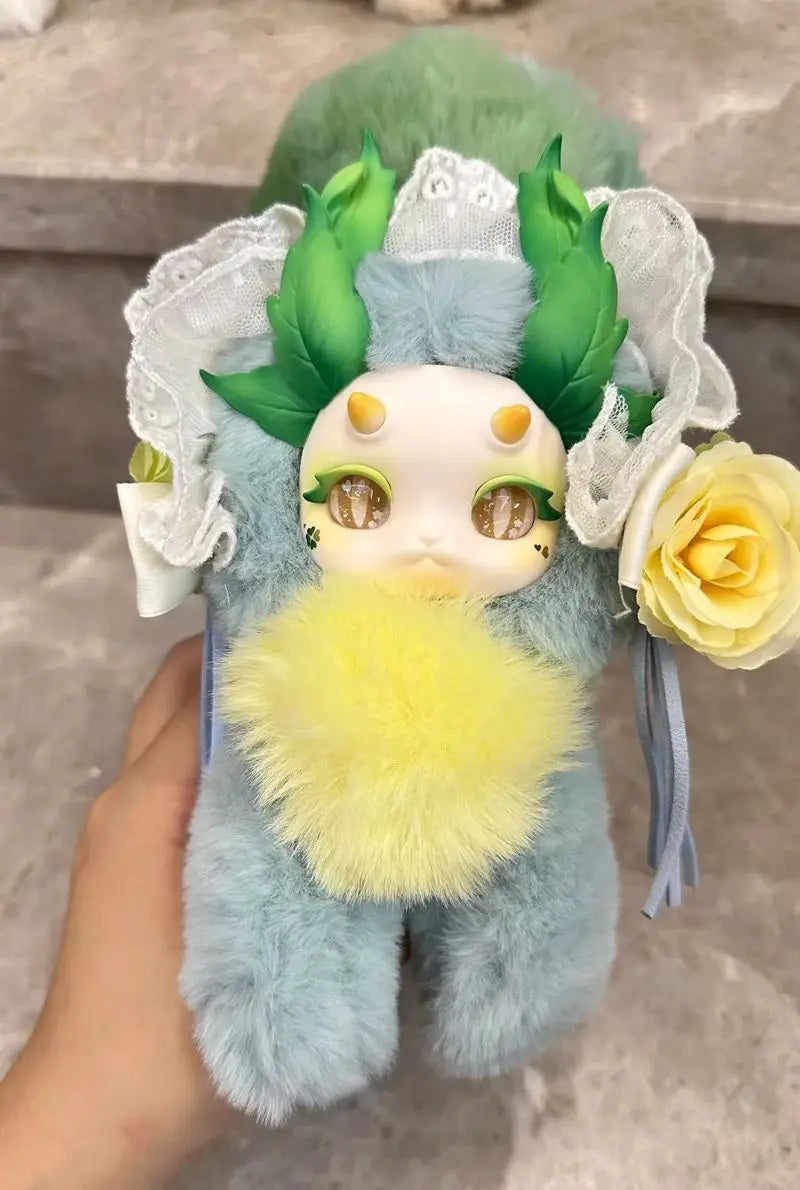 New Hot Tutulong Blind Box Fantasy Forest Tea Party Series Mysterious Surprise Box Kawaii Rabbit Dragon 2nd Plush Cute Figure