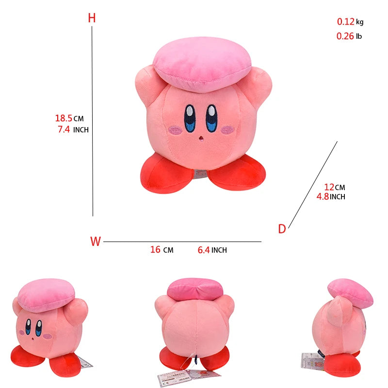 Kirby King Dedede Waddle Dee Meta Knight Elfilin Plush Toy Kawaii Cartoon Peluche Doll for Kids Birthday Christmas Gift