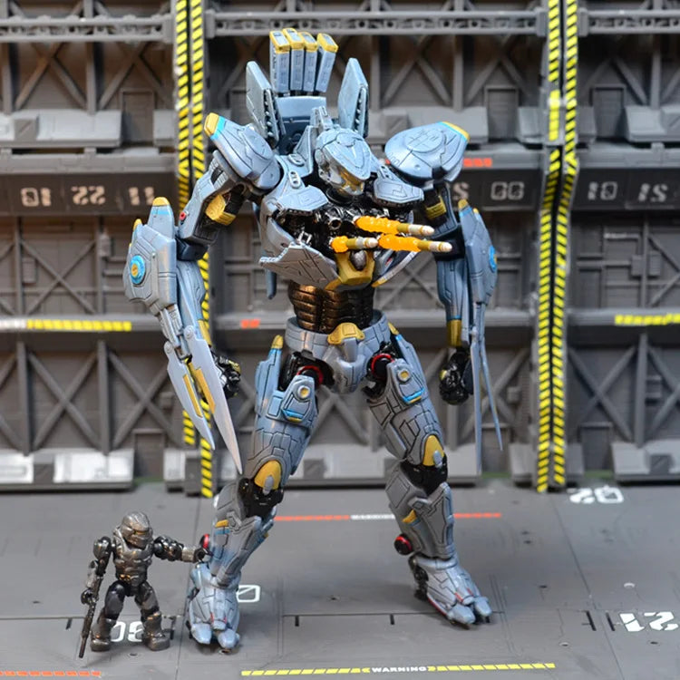 2024 New Hot Pacific Rim Mecha Model Striker Eureka Gipsy Danger Mech Action Figure Movable Joints With Led Light Toy Boys Gifts