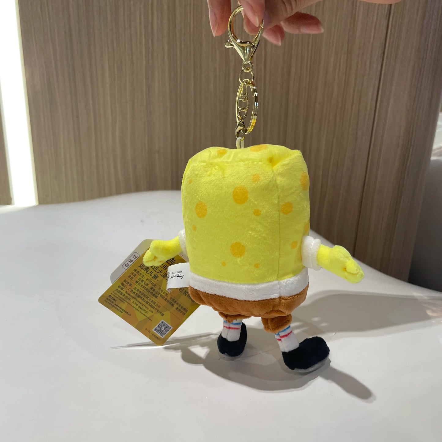 Genuine Spongebob Squarepants Patrick Star Squidward Eugene H. Krabs Gary Stuffed Plush Toy Pendant Keychain Kids Birthday Gift