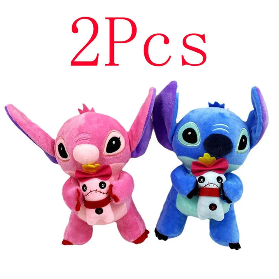 12cm 20cm 25cm Stitch Stuffed Plush Models Cartoon Stuffed Plush Dolls Anime Plush Baby Toys Kawaii Kids Birthday Gift