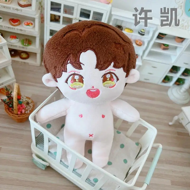 20cm IDol Doll Star Plush Cotton Dolls Cute Stuffed Plushies Figure Dolls Toys Fans Collection Children Gifts