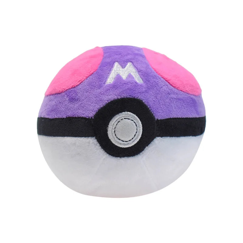 Pokeball Plush Master Ball Poke Ball Great Ball Beast Ball Dusk Ball Hisuian Ultra Ball Toys for Children Kids Christmas Gift