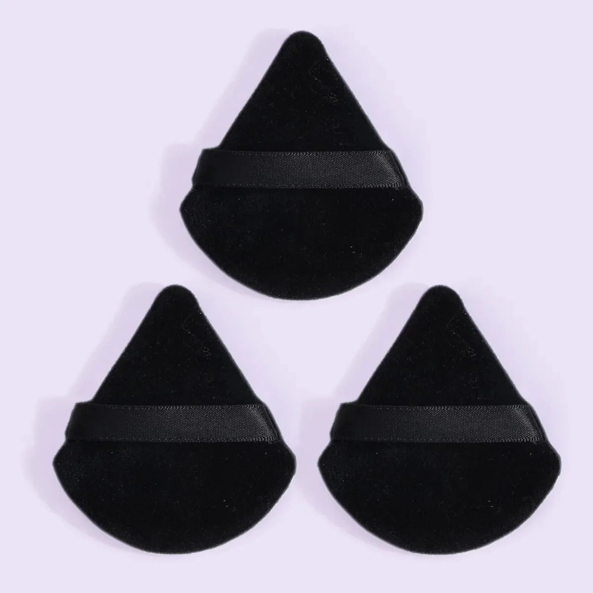 3/5/6 Pcs Triangle Powder Puff For Loose Powder Liquid Cosmetic Soft Plush Powder Puff Makeup Foundation Puff Makeup Tool