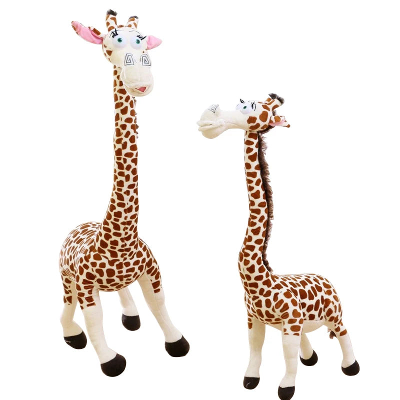 Hot Sell 35CM Long Neck Giraffe Stuffed Plush Anime Toy Madagascar 3 Cute Christmas Gift Kawaii Doll for Children