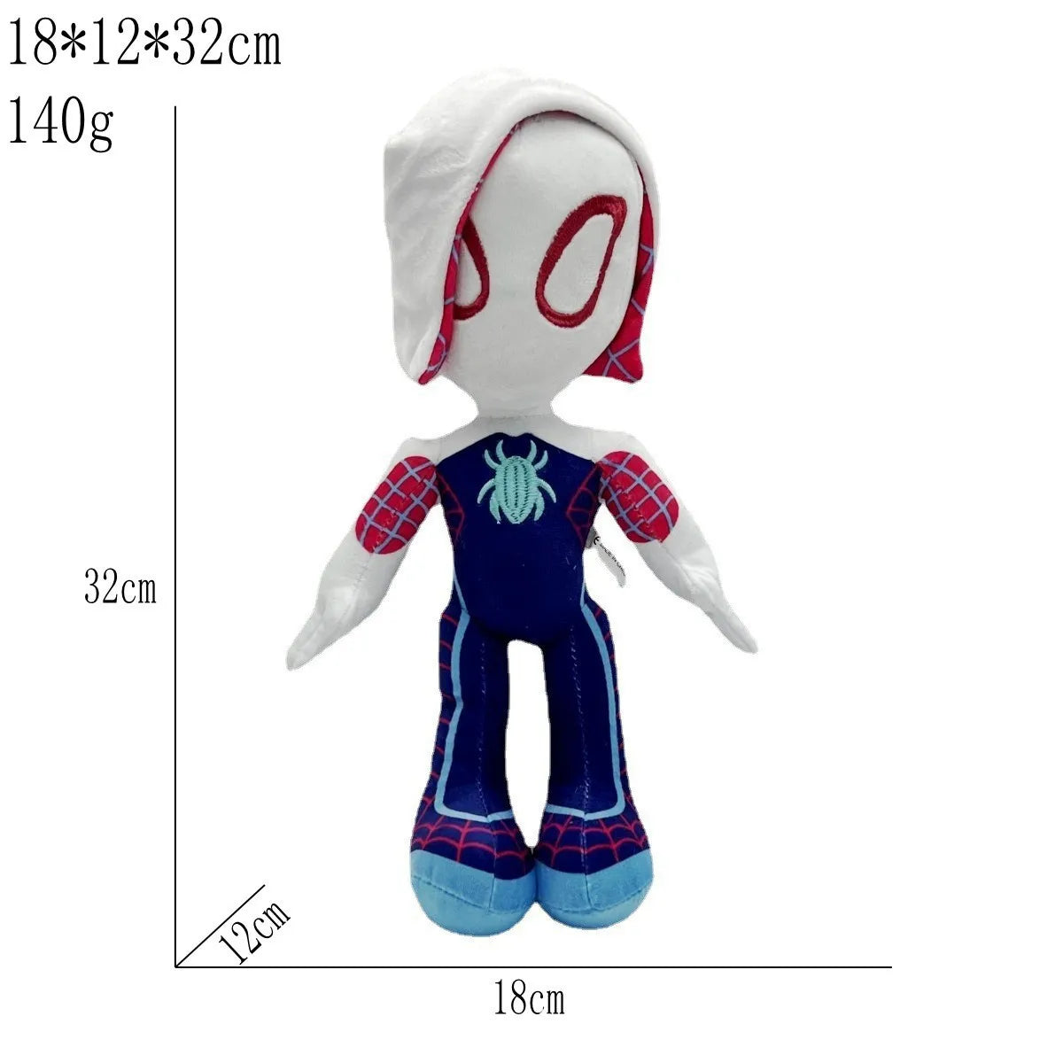 30cm Marvel Spider-Man Plush Toy Movie Avengers Animated Cartoon Character Eco-Friendly Pp Cotton Stuffed Kawaii Cute Plush Doll