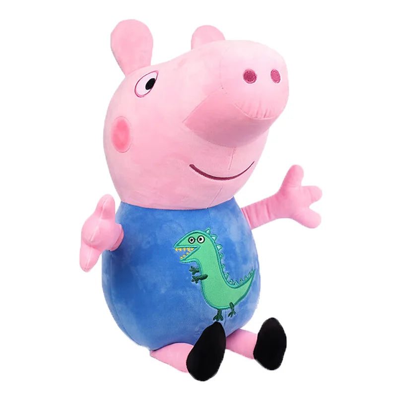 30cm 12'' Genuine Peppa Pig daddy mammy grandpa grandma dinosaur Teddy bear Peppa George Plush Toy Kids Birthday Christmas Gift