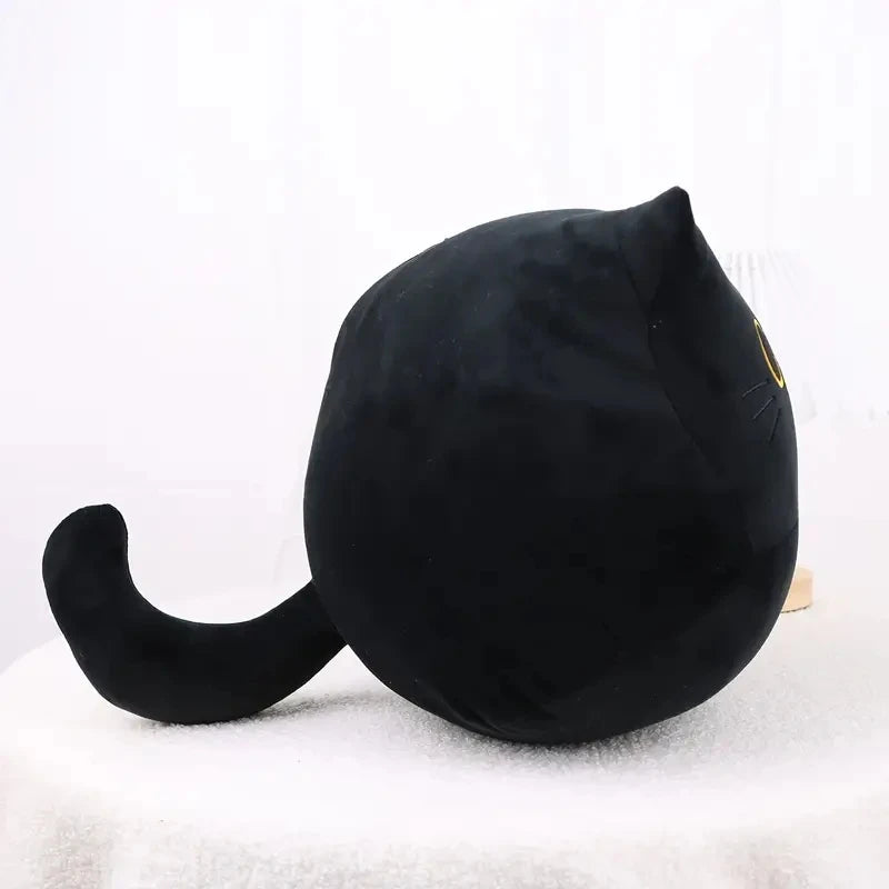 2Sizes Kawaii Black Cat Soft Plush Pillow Doll Toys Lovely High Quality Kids Gifts Toys Boys Girls Friends Room Decoration