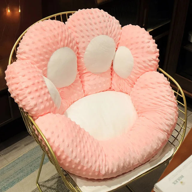 1PC 2 Sizes Soft Paw Pillow Animal Seat Cushion Stuffed Plush Sofa Indoor Floor Home Chair Decor Winter Children Girls Gift