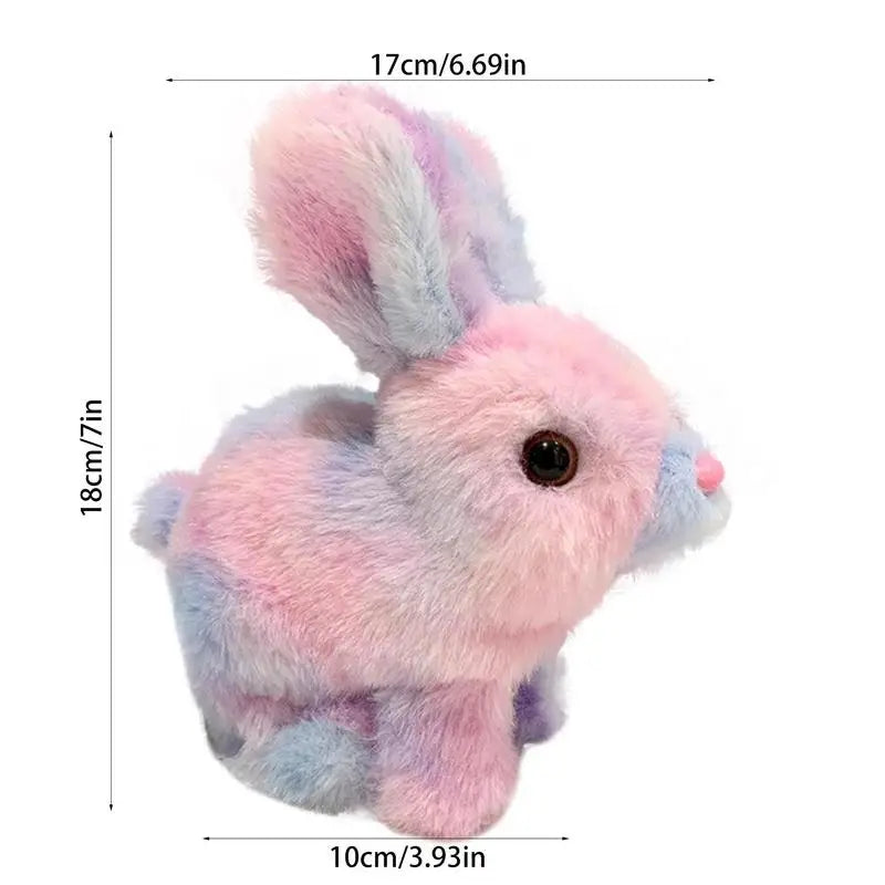 Walking Bunny Stuffed Animal Talking Plush Singing Toy Electric Interactive Rabbit Animated Toy Bunny Stuffed Animal Interactive