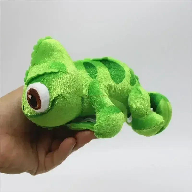 Disney Pascal Rapunzel Chameleon Plush Dolls 15cm Pascal Stuffed Animals Plush Doll Pascal Rapunzel Shoulder Plush Toys Kids Gif