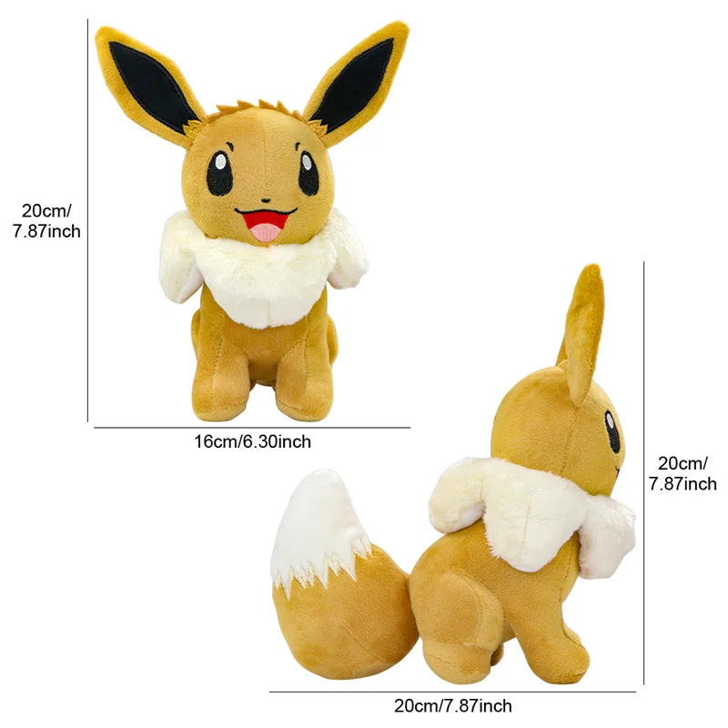 Pokemon Cubone Plush Toys Eevee Beedrill Mimikyu Poliwhirl Stuffed Phanpy Palafin Scolipede Horsea Cartoon Peluche Dolls Gifts