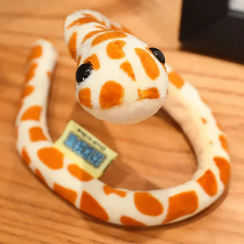 Multiple Colors Cute Mini Lifelike Surround Snake Plush Toys Vivid Pretty Small Snake Decor Wound Around Hands Funny Toys