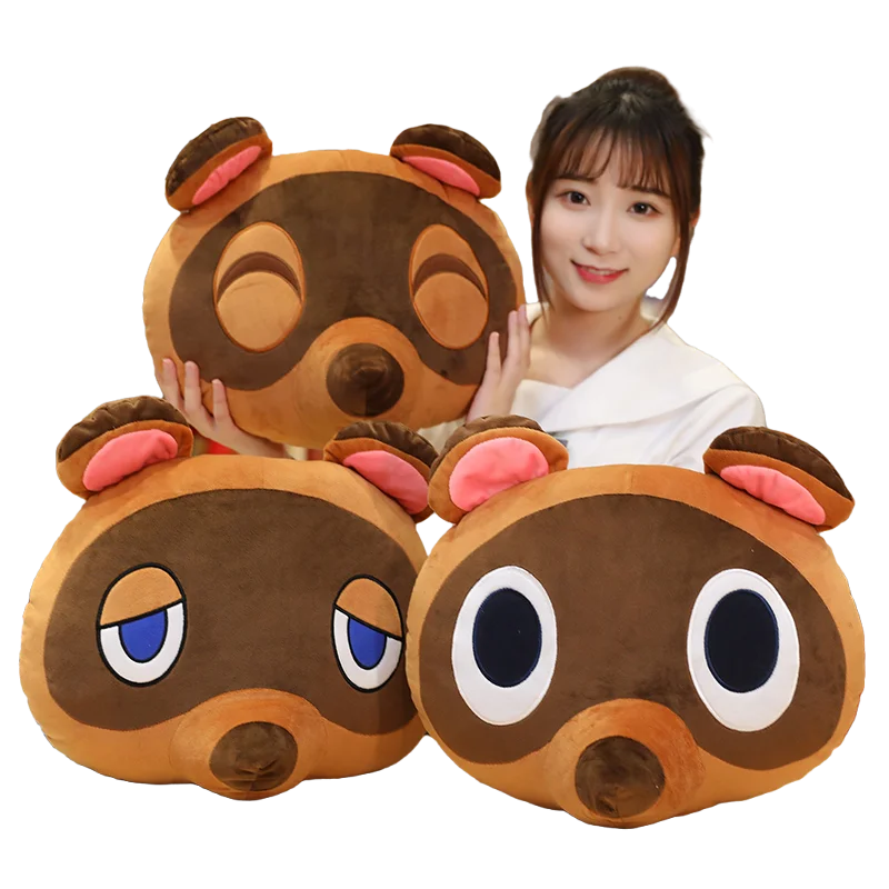 3 Style Miniso Animal Crossing Plush Pillow Doubutsu No Mori Cofa Cushion Tom Nook Foxes Stuffed Doll Gifts For Kid Xmas Gift