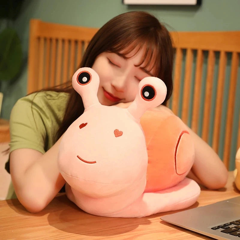 20/30cm Cartoon Snails Plush Toys Lovely Animal Pillow Stuffed Soft Kawaii Snail Dolls Sofa Cushion Cute Birthday Gift for Girls