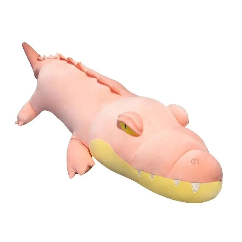 Cuddly Soft Crocodile Plush Stuffed Animal Toy Doll Pillow Home Sofa Floor Decor Cushion Cute Child Enlightenment Companion Gift