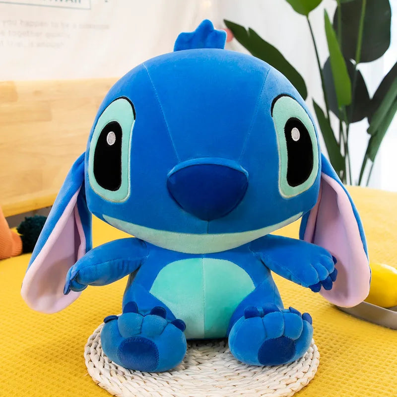 25-55cm Anime Figure Stitch Plush Toy Children's Toys Kawaii Cute Pink Blue Soft Filling Plush Doll Action Figure Model Pendant