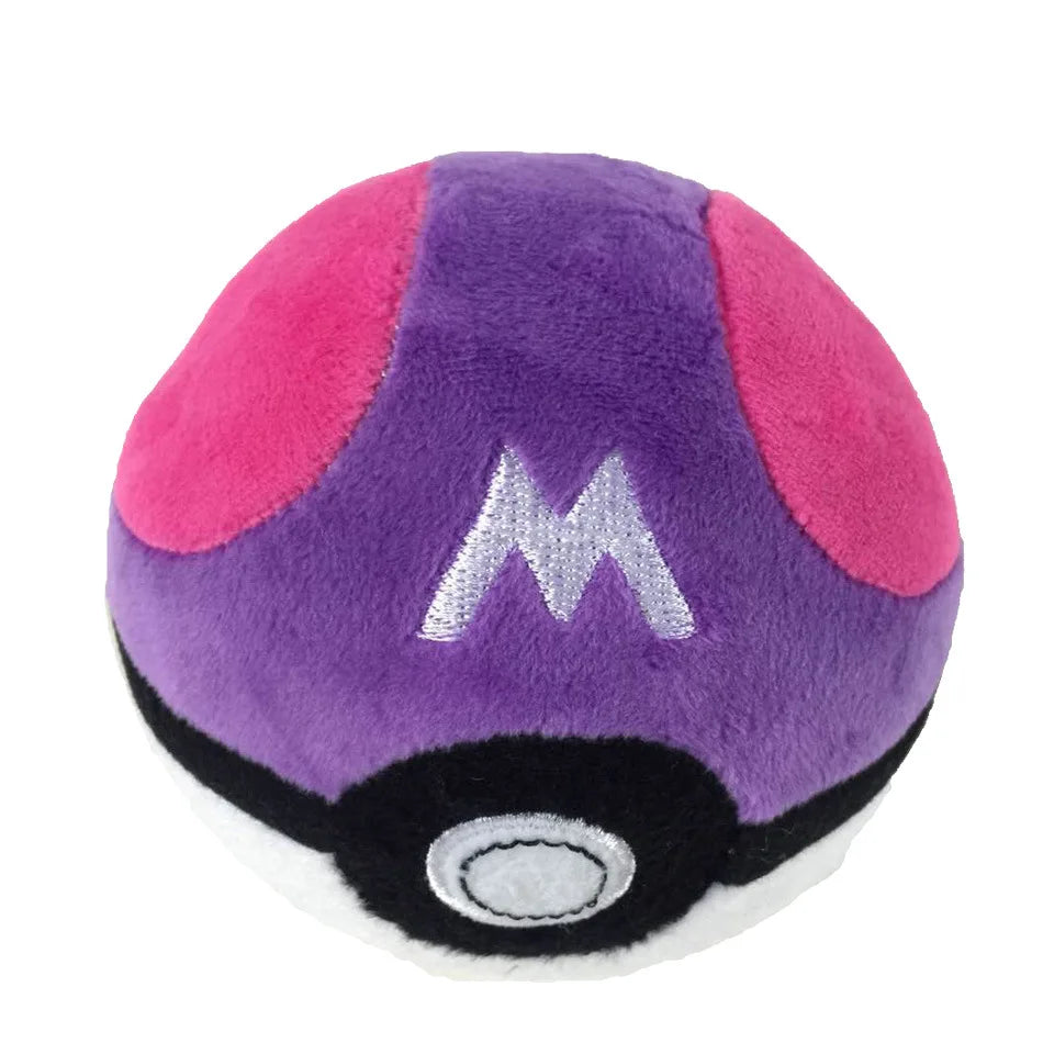 Pokeball Plush Master Ball Poke Ball Great Ball Beast Ball Dusk Ball Hisuian Ultra Ball Toys for Children Kids Christmas Gift