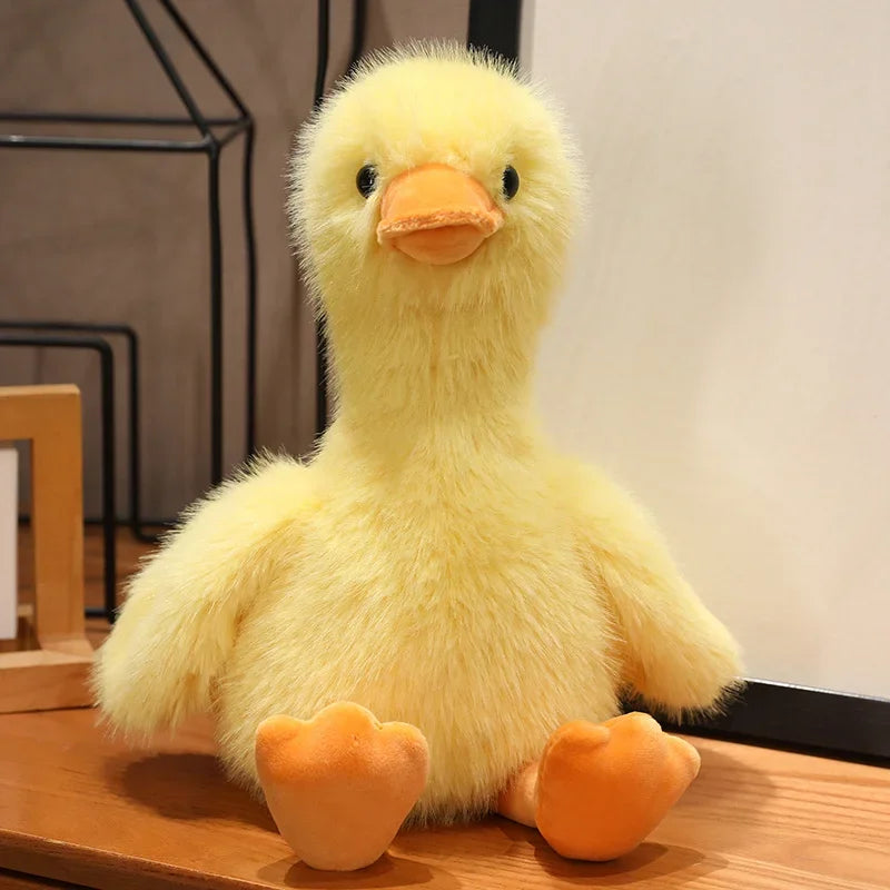 34/45cm Kawaii Lifelike Call Duck Plush Toy Realistic Cute Colour Duck Stuffed Animal Toy Gift For Kids Pets Simulated Duck Gift