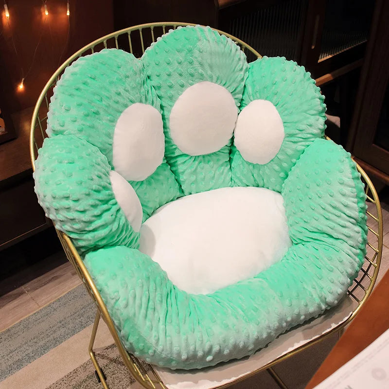 70/80cm Kawaii Cat Paw Plush Toys Cute Soft Stuffed Plush Cushion Chair Sofa Butt Pad for Home Room Decoration Office Nap Dolls