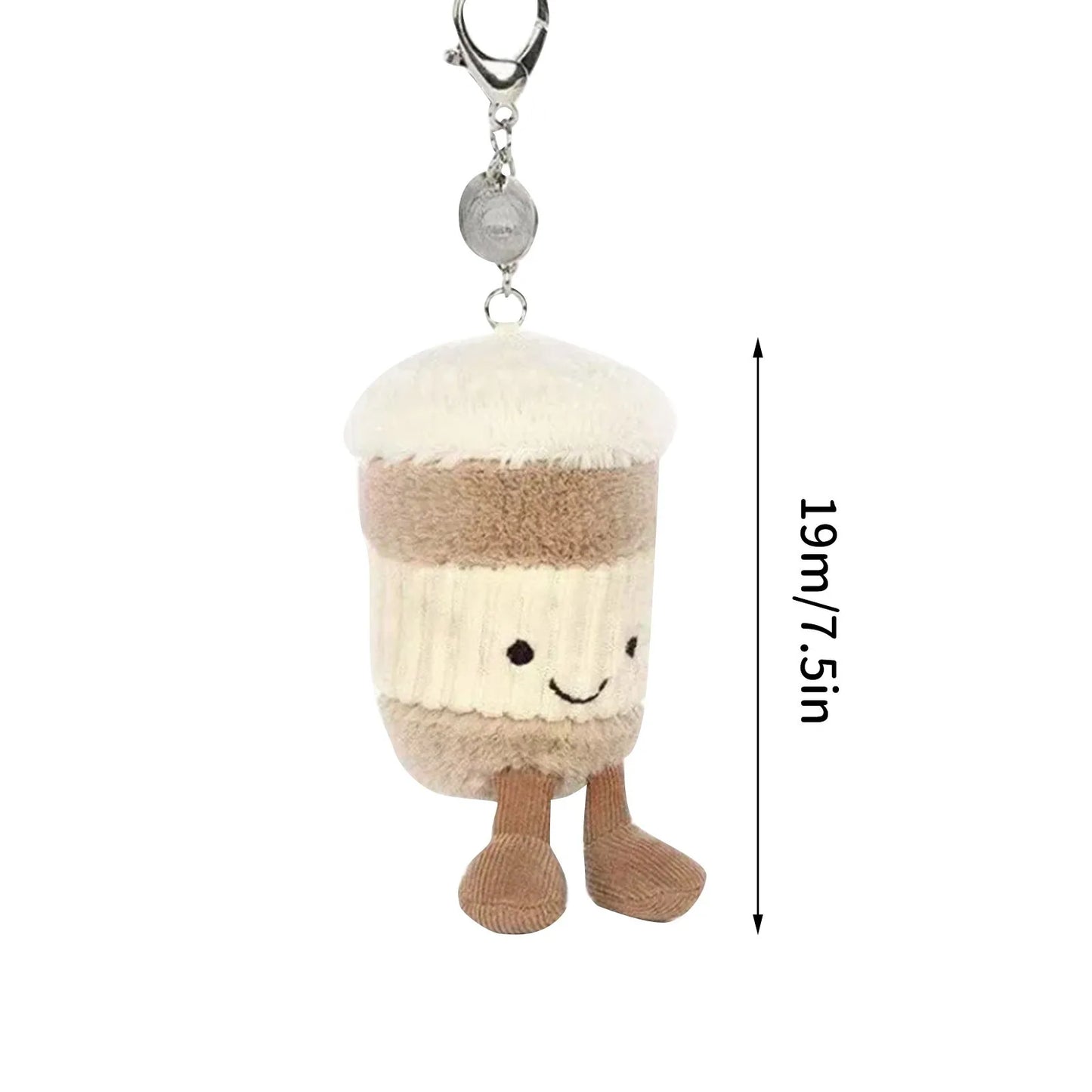 Jelly Cat Keychain Kawaii Plush Toys Cartoon Dolls Children's Gifts Novelty Funny Keychain For Hanging On Mobile Phones Or Bags