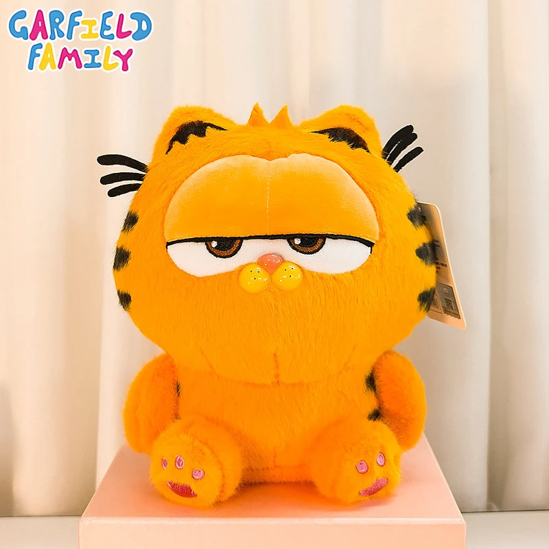 Original Garfield Family Kawaii Plush Toys Cute Anime Garfield Cat Odie Stuffed Animals Plushies Peluche Dolls Birthday Gift Kid