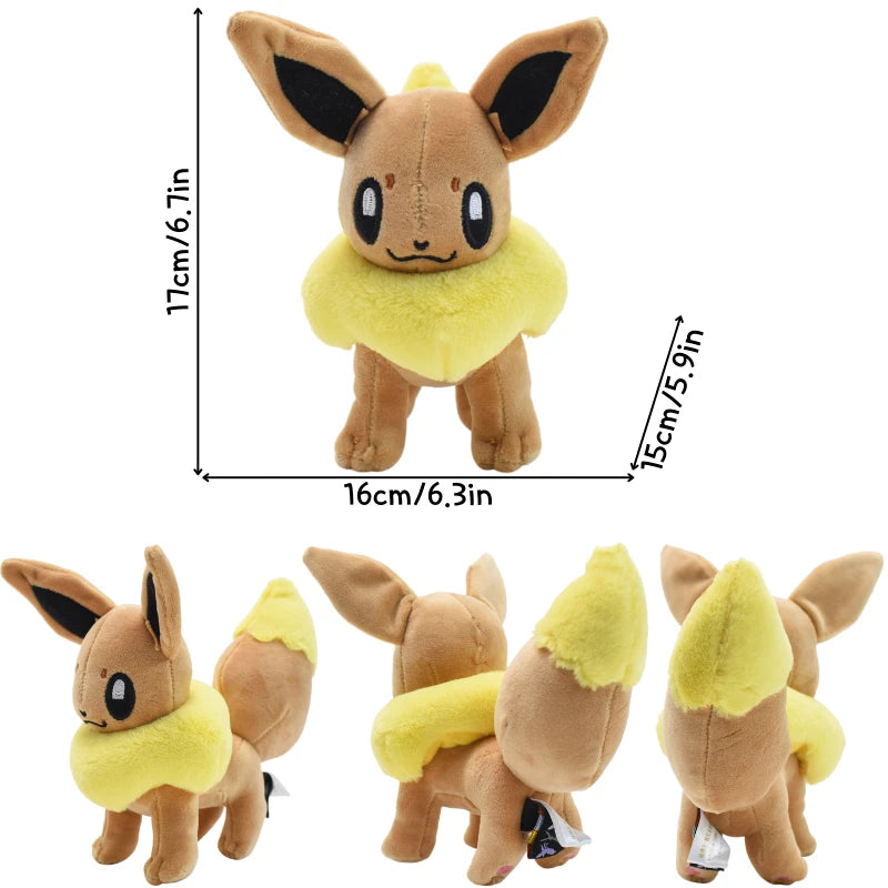 Pokemon Shiny Eevee Sylveon Flareon Vaporeon Espeon Umbreon Leafeon Glaceon Jolteon Plush Toys Cute Stuffed Peluche Dolls