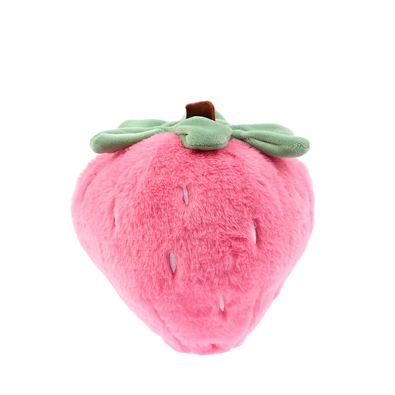 26cm Soft Strawberry Plush Cute Cartoon Fruit Stuffed Toy Fruits Sofa Cushion Pillow Fun Sleeping Toy Girl Gift