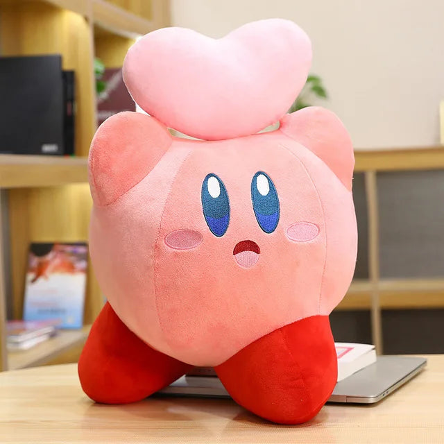 Anime Kirby Plush Toys Kawaii Cute Pink Peluche Cartoon Soft Stuffed Animal Doll Fluffy Pillow Home Room Decor Birthday Gift Kid