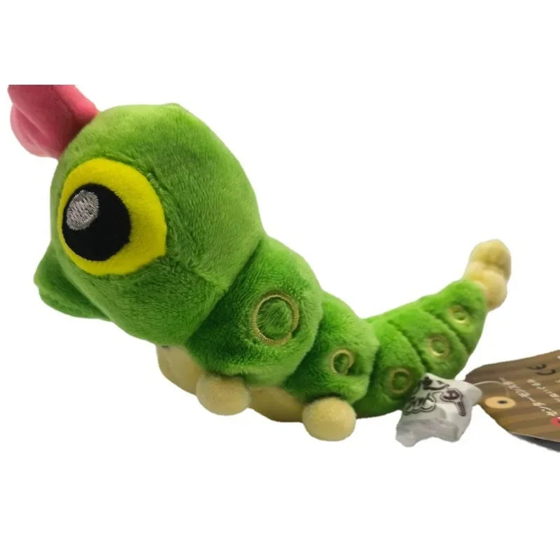 Anime Pokémon Cute Green Caterpillar Plush Doll Toys Pokemon Caterpie Plush Doll Toy Cartoon Bwa Dolls Girls Funny Gifts