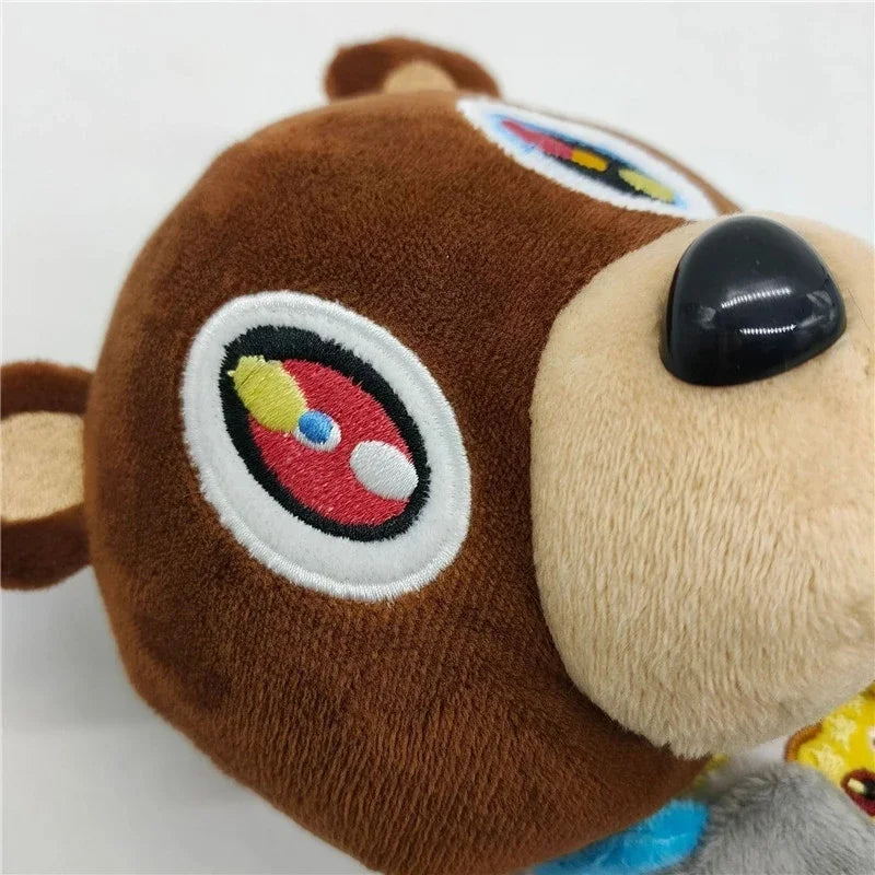 New Kawaii Kanye Dropout Bear Teddy Bear Plush Toys Kanye West Graduation Soft Stuffed Home Room Decor Birthday Gift 1/6pcs 26cm