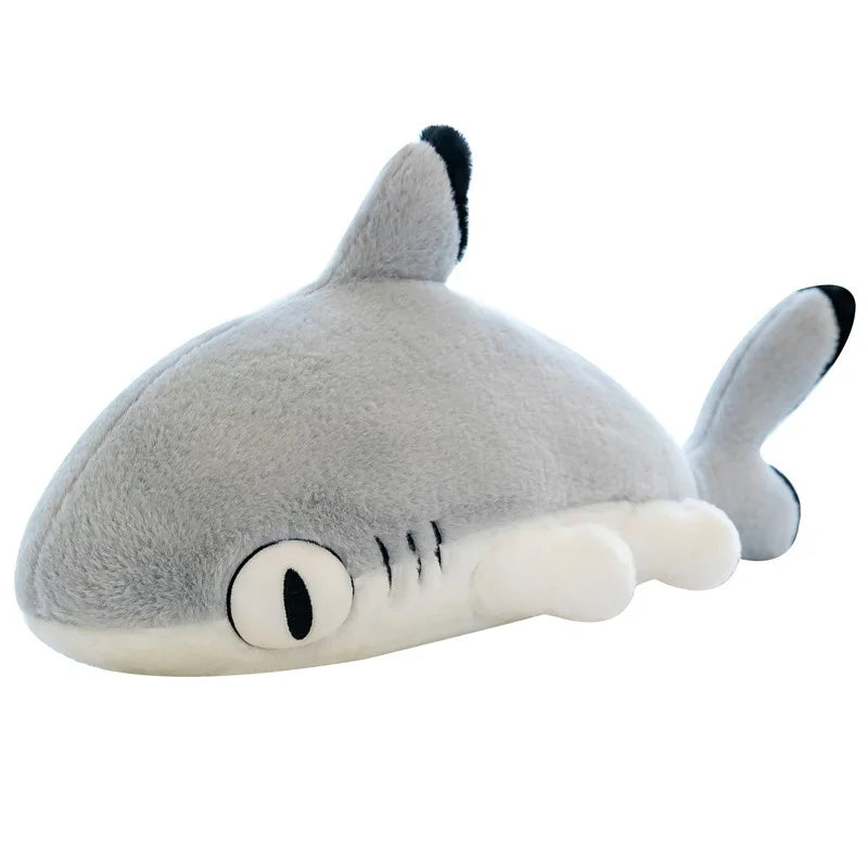 130cm Anime Plush Doll Sharkitty Pillow Kawaii Soft Stuffed Sleeping Shark Cushion Pillow Anime Plush Toy Gifts for Children