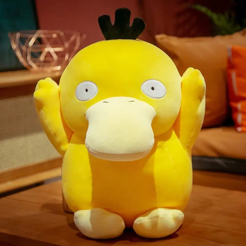 100cm Super Big Size Pokémon Anime Plush Standing Psyduck Stuffed Doll Big Size Pillow Children's Birthday Gift Stuffed Animals