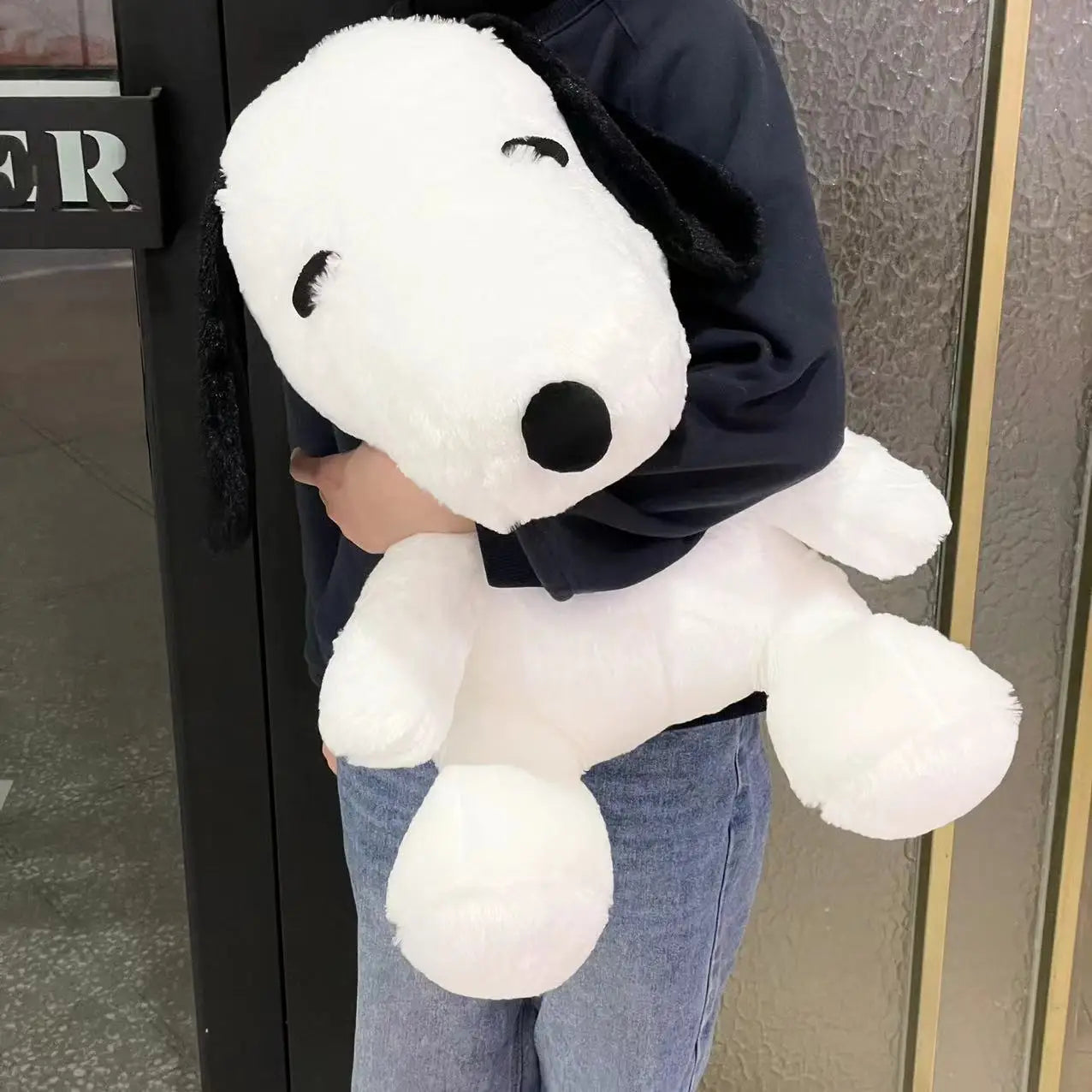 40/60cm MINISO Snoopy Plush Toy Snoopy Stuffed Doll Children's Toy Snoopy Pillow Korean Lazy Style Home Decoration Gift For Girl