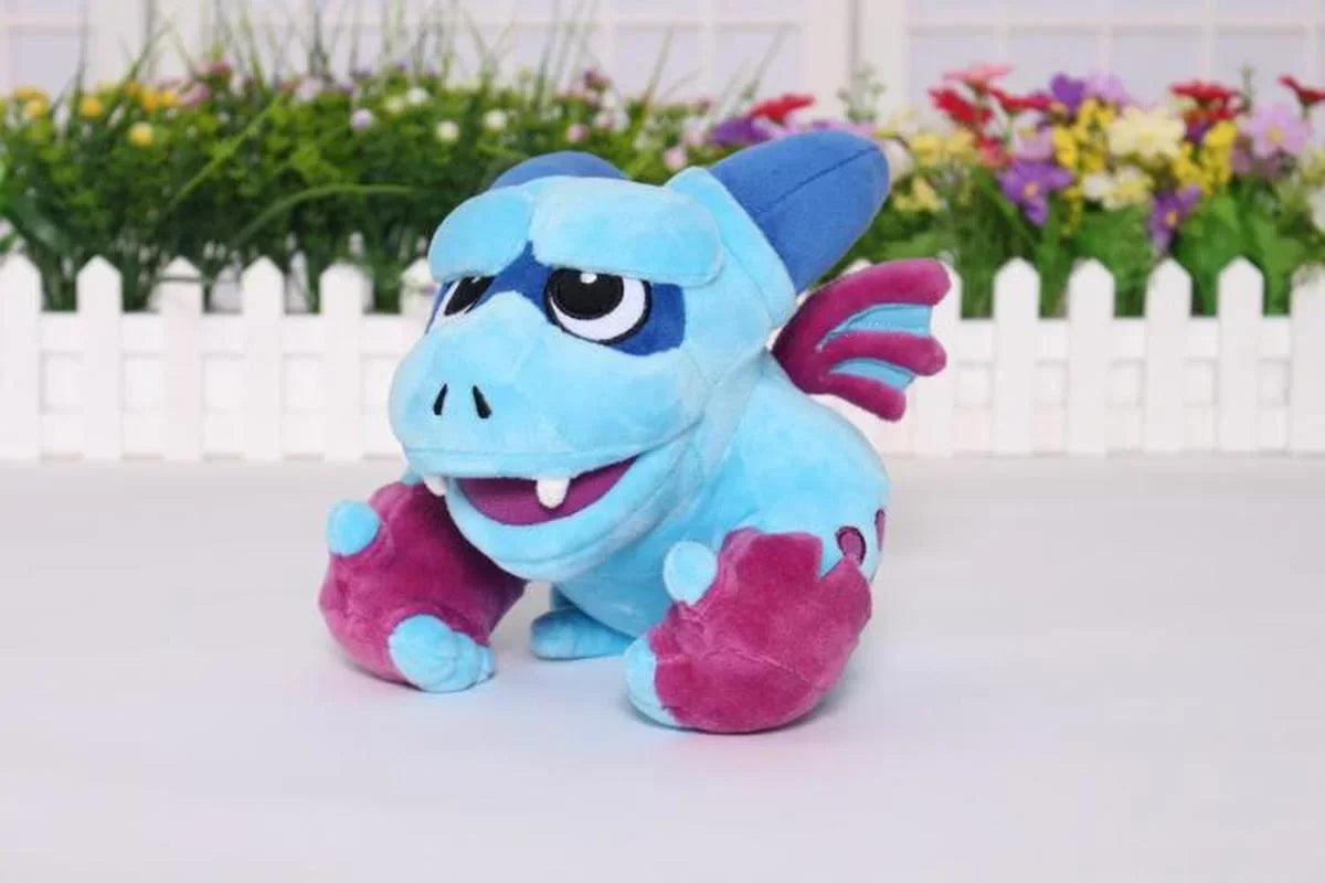 25-36cm Bandai Tribal Flying Plush Dragon Baby Royal Revenge Rolling Wood Doll Stuffed Animal Pillow Conflict War Toy Model