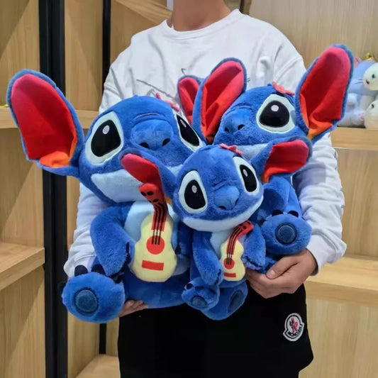 30/40/50cm Original Plush Stitch Movie Cartoon Model Doll Children Action Figures Stuffed Toys Deco Home Birthday Gifts