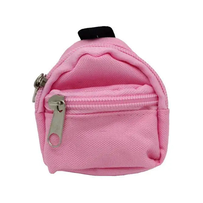 For Labubu BJD MD Doll Small Rag Doll Double Zipper School Bag Doll Coin Purse Backpack(only backpack)