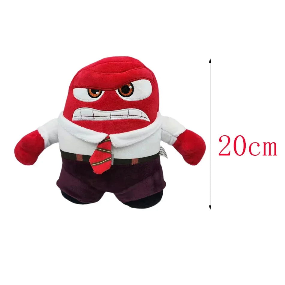 New Inside Out 2 Plush Anxiety Doll Cute Joy Fear Anger Disgust Sadness Riley Plushish Toys Collection Model Toy Birthday Gift