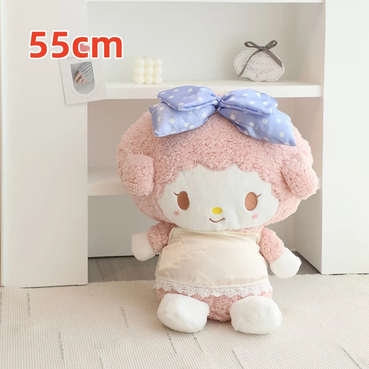 Lovely My Melody Plush Toy Soft Cuddly Stuffed Anime Plushies My Sweet Piano Doll Backpack Japanese Style Throw Pillow Xmas Gift