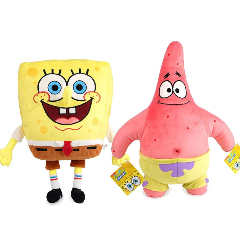 22-40Cm 100% Genuine Spongebob Patrick Star Kawaii Cartoon Animal Plush Toy Stuffed Doll Cartoon Soft Kids Toys Birthday Gift